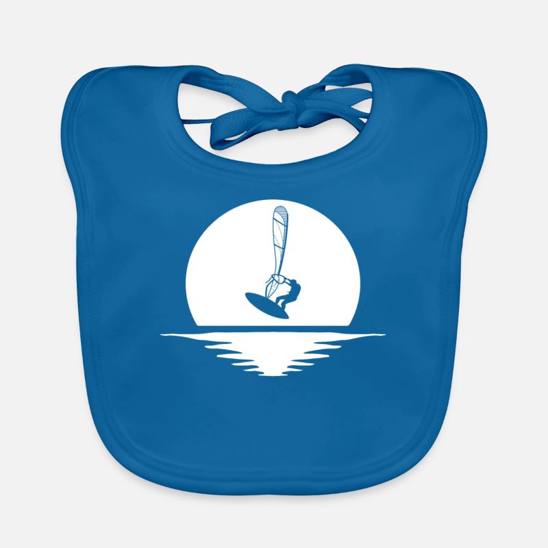 Windsurfen Windsurfer Baby Bio-Lätzchen