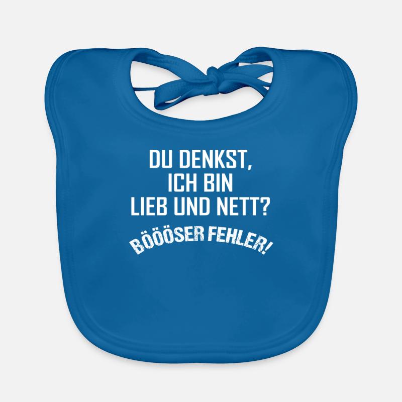 Du denkst, ich bin lieb und nett? Böööser Fehler! Baby Bio-Lätzchen