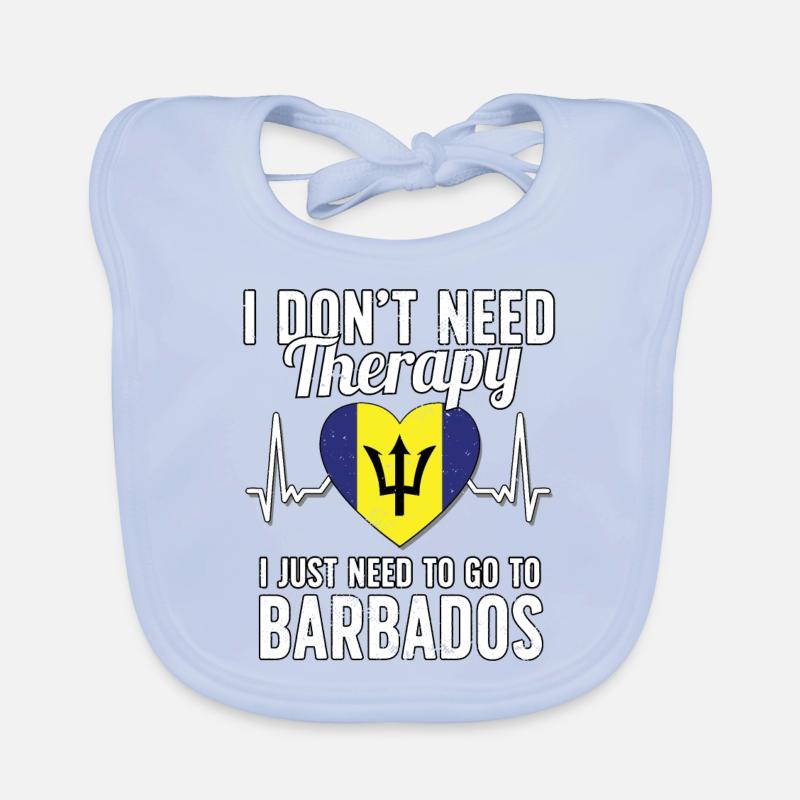 Barbade flag I Barbade Souvenirs Bavoir bio Bébé