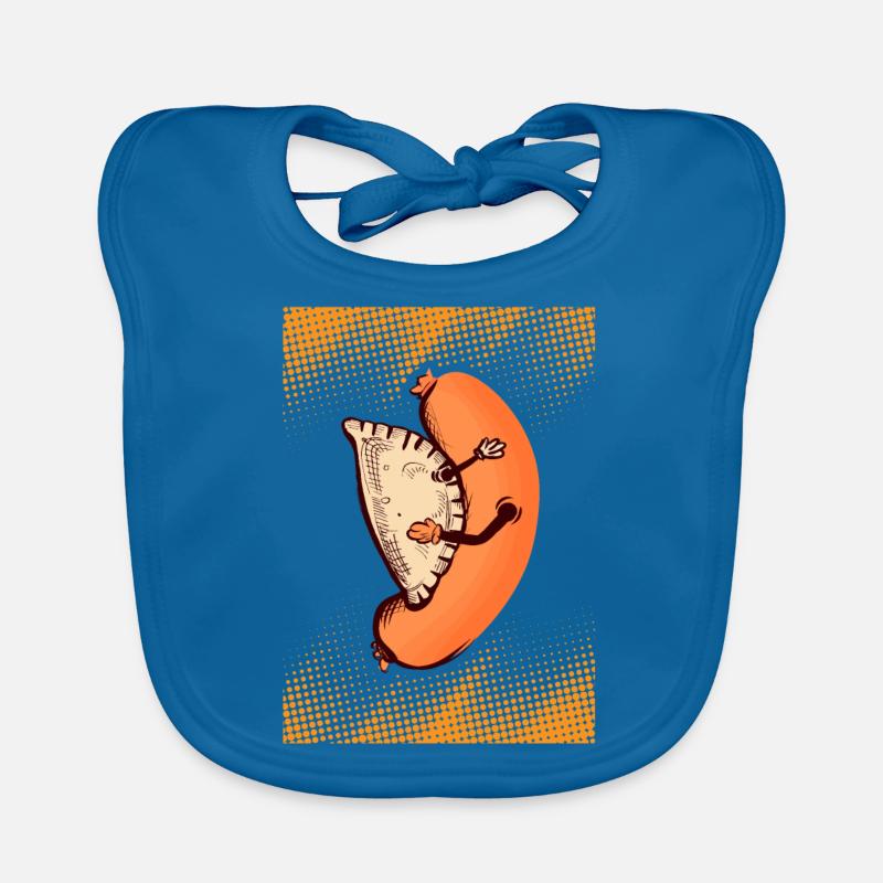 Pierogi Kiełbasa Fleischwurstknödel Kochen Baby Bio-Lätzchen