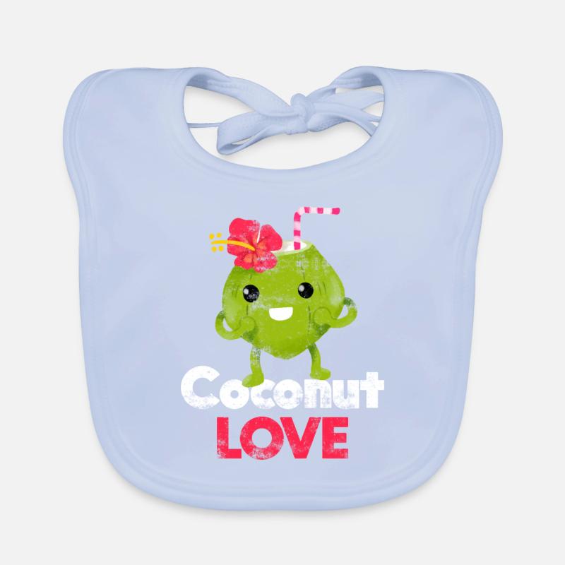 Noix de coco Amour Bavoir bio Bébé