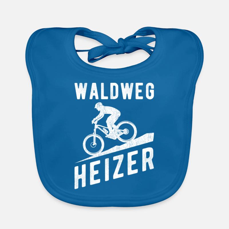 Downhill forest trail heater Organic Baby Bibs