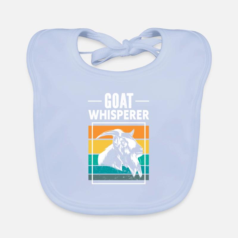 Goat Goat Whisperer Organic Baby Bibs