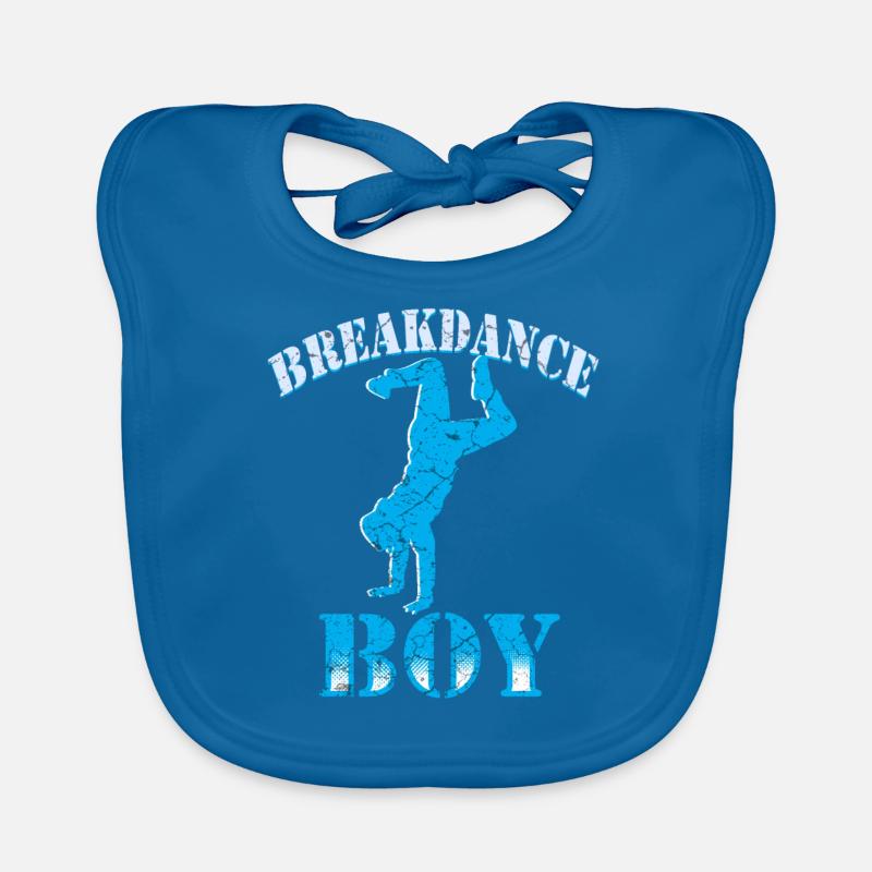 Breakdance Junge Breakdancing Kinder Baby Bio-Lätzchen