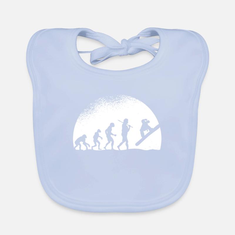 Evolution Snowboarding Bavoir bio Bébé