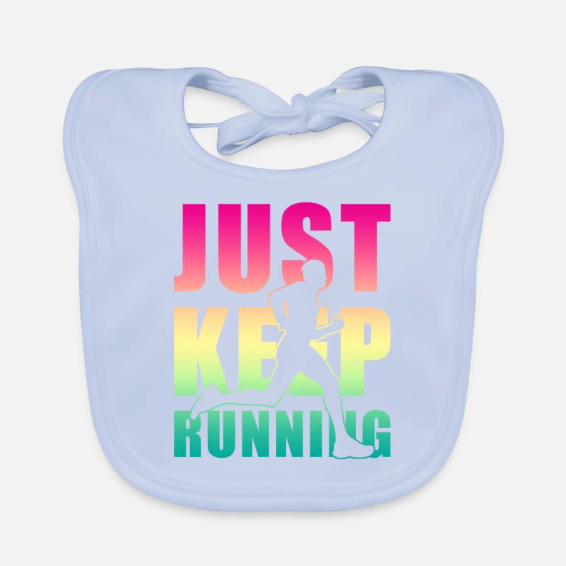 Jogging Jogger Gift Organic Baby Bibs