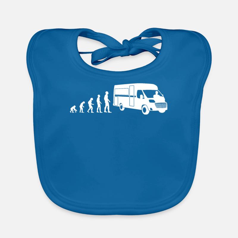 Camping Camper Camping Camping Van Evolution Cadeau Bavoir bio Bébé