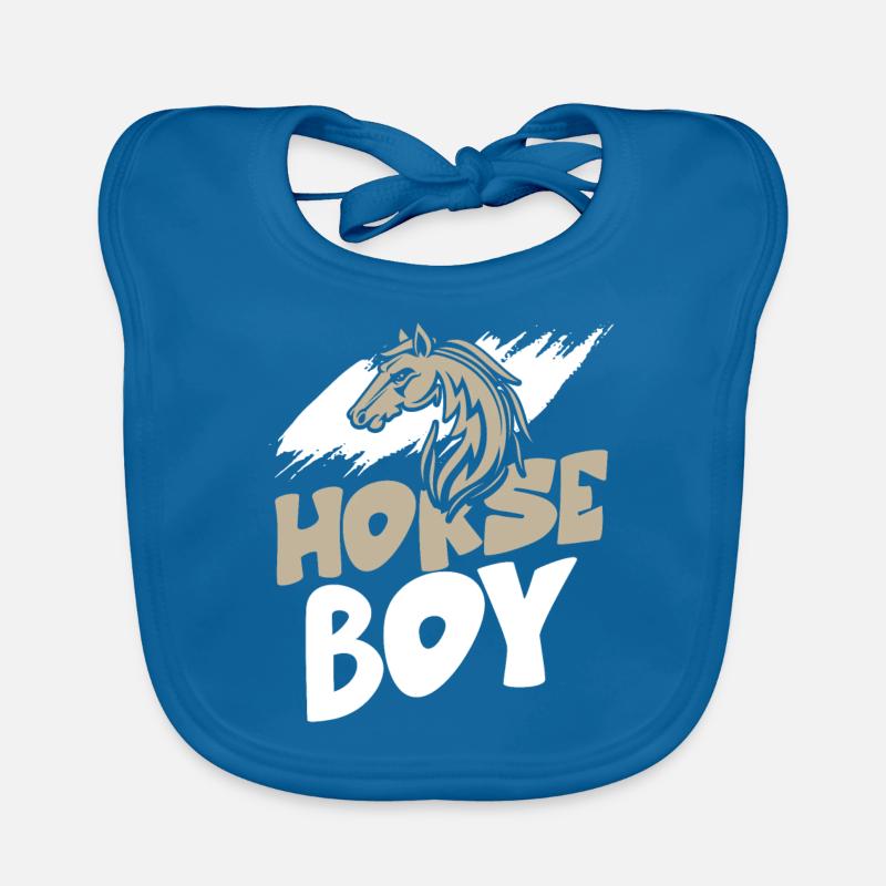 pferde junge Baby Bio-Lätzchen