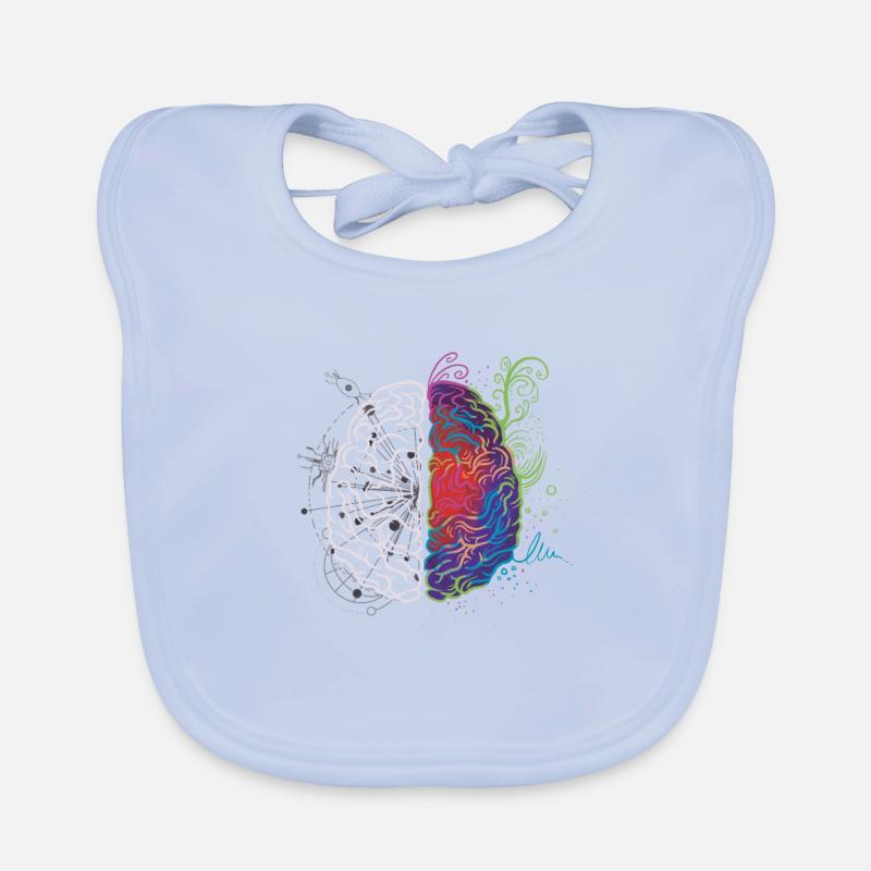 brain Organic Baby Bibs