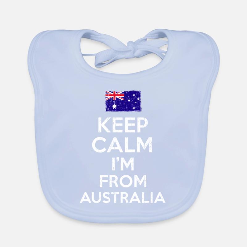 Australia Keep Calm Baby Bio-Lätzchen