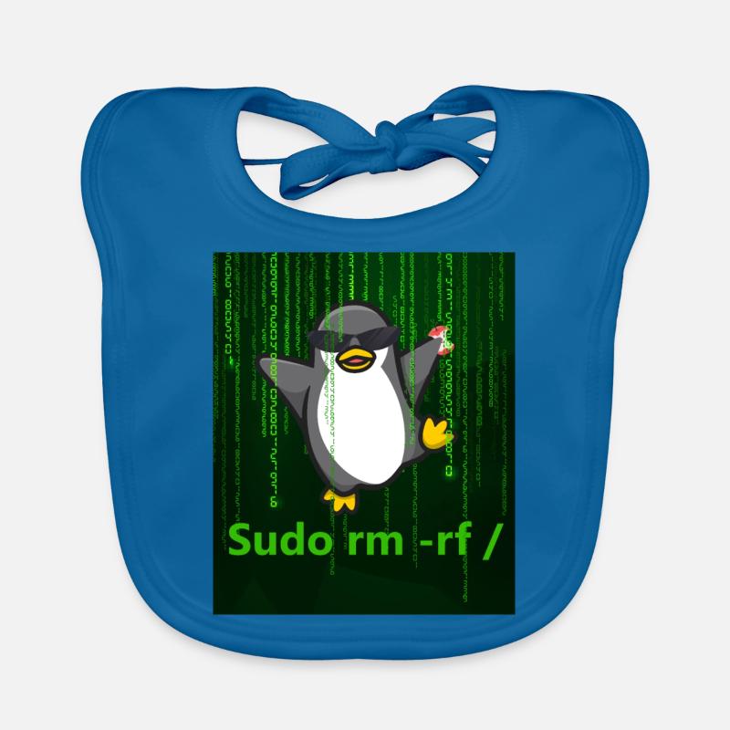 Penguin Linux Sudo Organic Baby Bibs