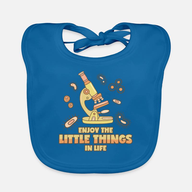 Microscope Magnification Small things in life Organic Baby Bibs