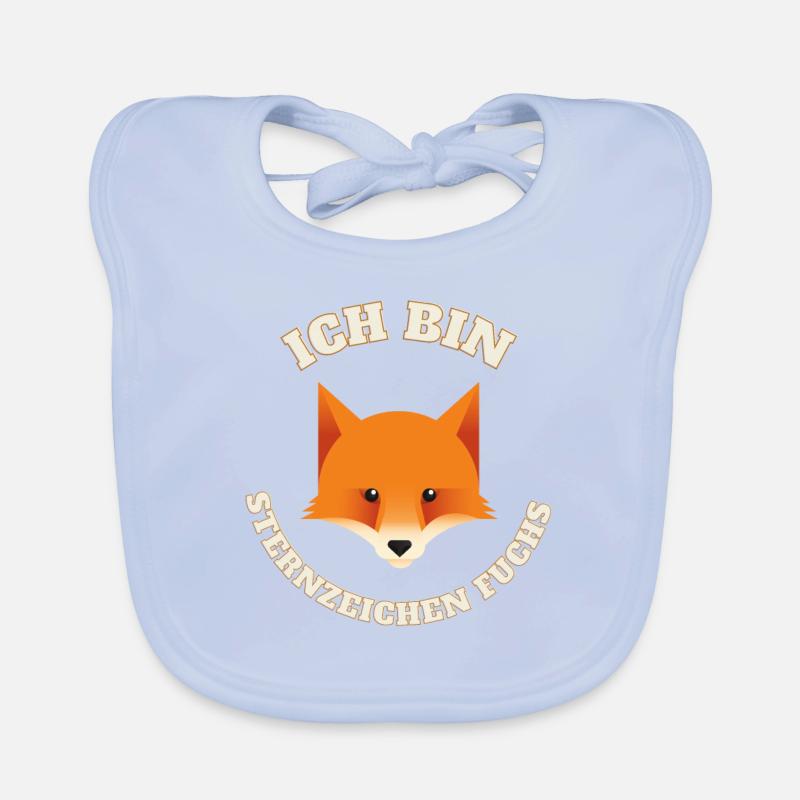 Sternzeichen Fuchs Baby Bio-Lätzchen