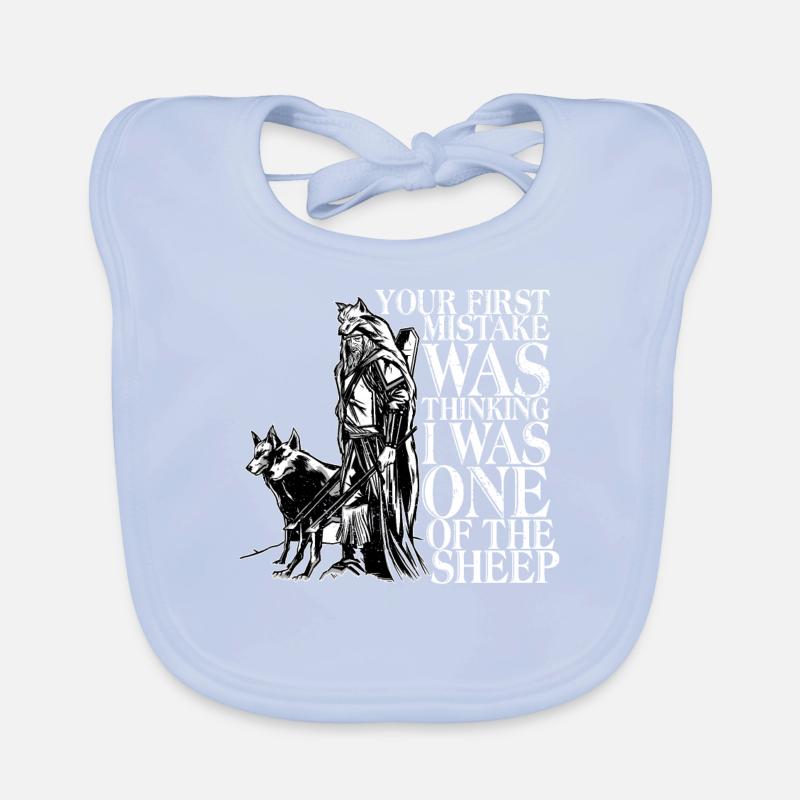 Cooler Spruch Wikinger Valhalla Odin Thor Baby Bio-Lätzchen