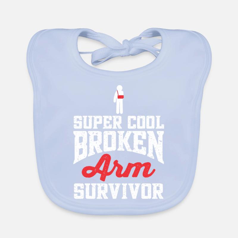 Fracture du bras fracture bras blessure Bavoir bio Bébé