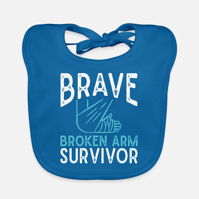 Fracture du bras fracture bras blessure Bavoir bio Bébé