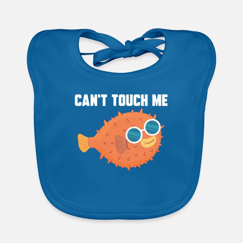 Puffer fish Buffer fish Fish Balloon fish Fish Organic Baby Bibs