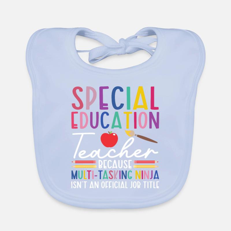 Enseignement spécial École spécialisée école enseignant école Bavoir bio Bébé