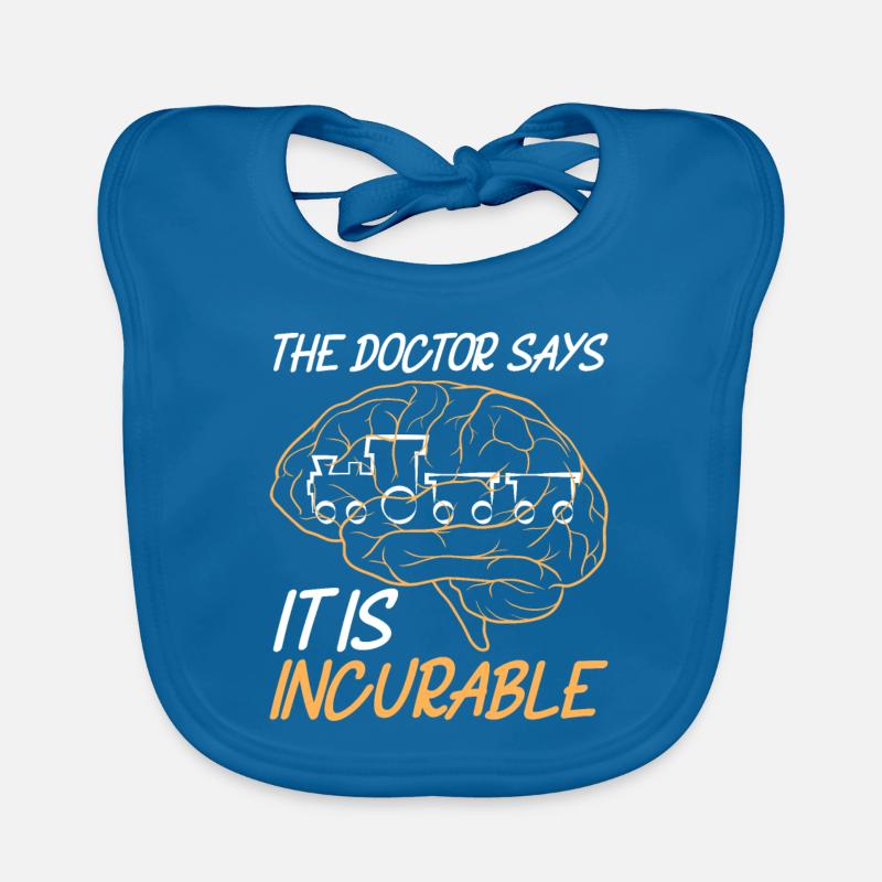 Train Railway Railway Trains Train drivers Organic Baby Bibs