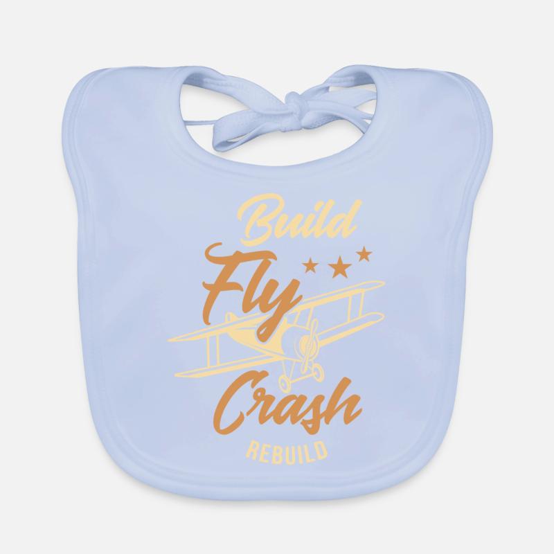 Conception d'avions Rc avec reconstruction de crash de vol de construction, Bavoir bio Bébé