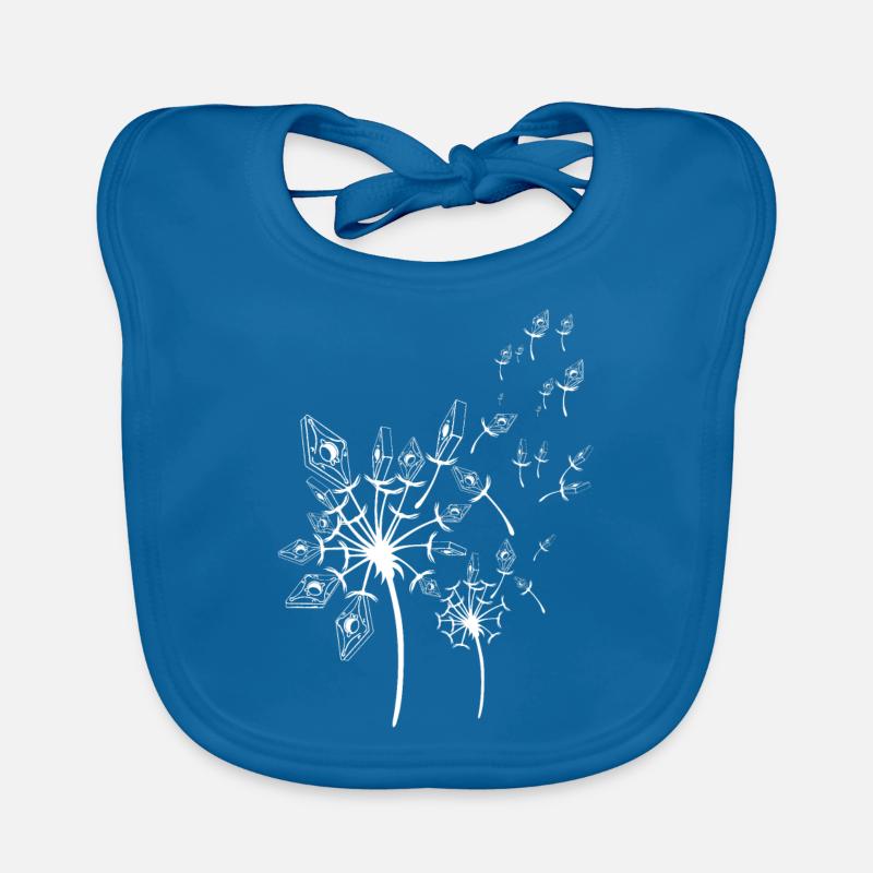Dandelion Cutting Insert CNC Organic Baby Bibs
