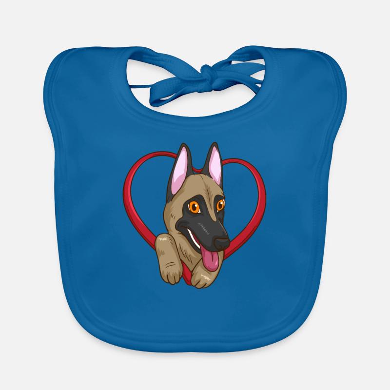 Belgian Malinois Belgian Shepherd Dog Organic Baby Bibs