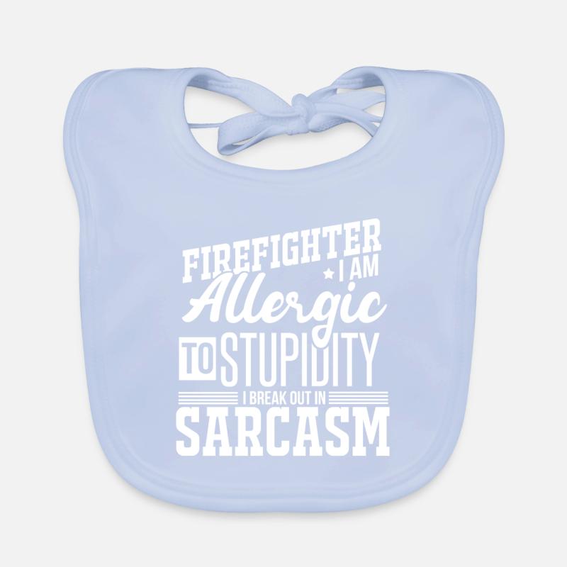 Fireman Organic Baby Bibs