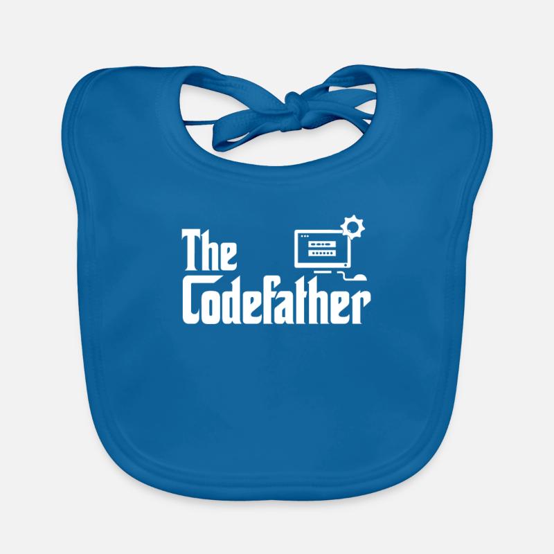 The Codefather Developer Coder Programmer Computer Organic Baby Bibs