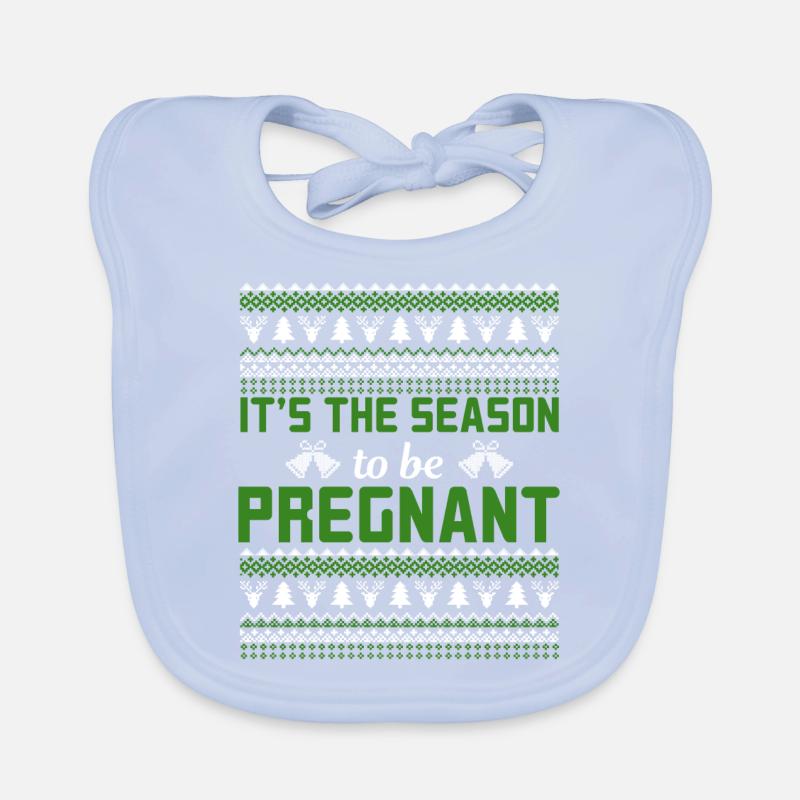 hässlicher Weihnachtspullover Baby Bio-Lätzchen