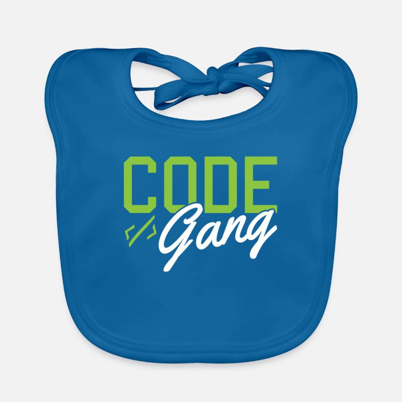 Hacking Programmer Hacker Code Coding Gift Organic Baby Bibs