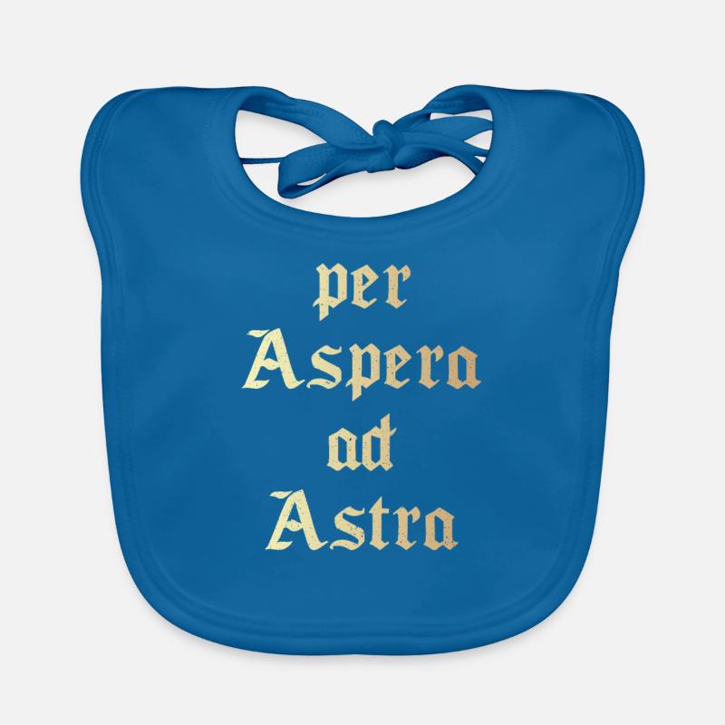 Per aspera ad astra Baby Bio-Lätzchen