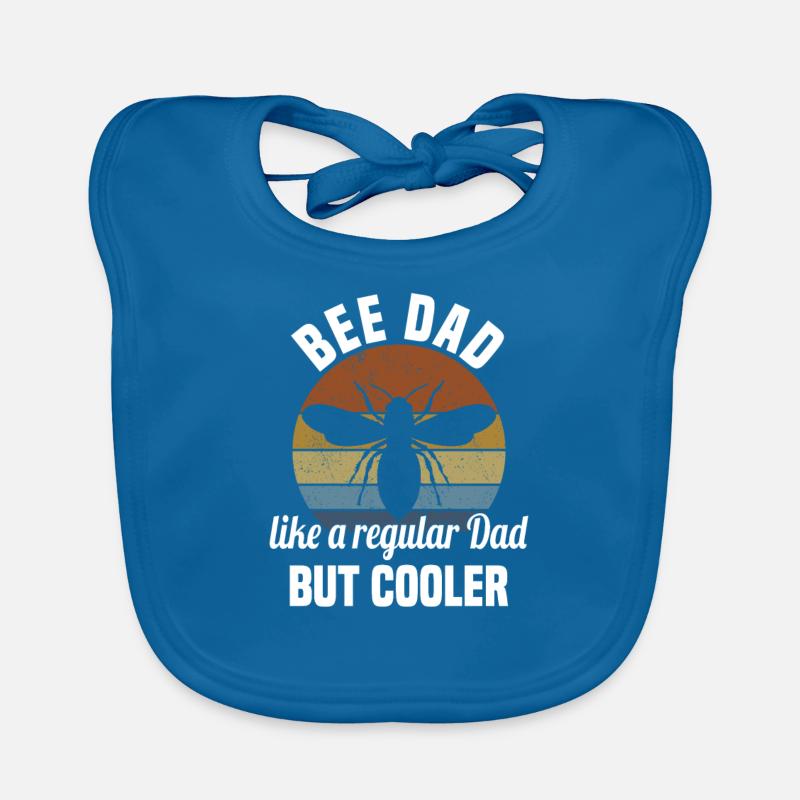 Beekeeper Beekeeping Honey Beehive Papa Organic Baby Bibs