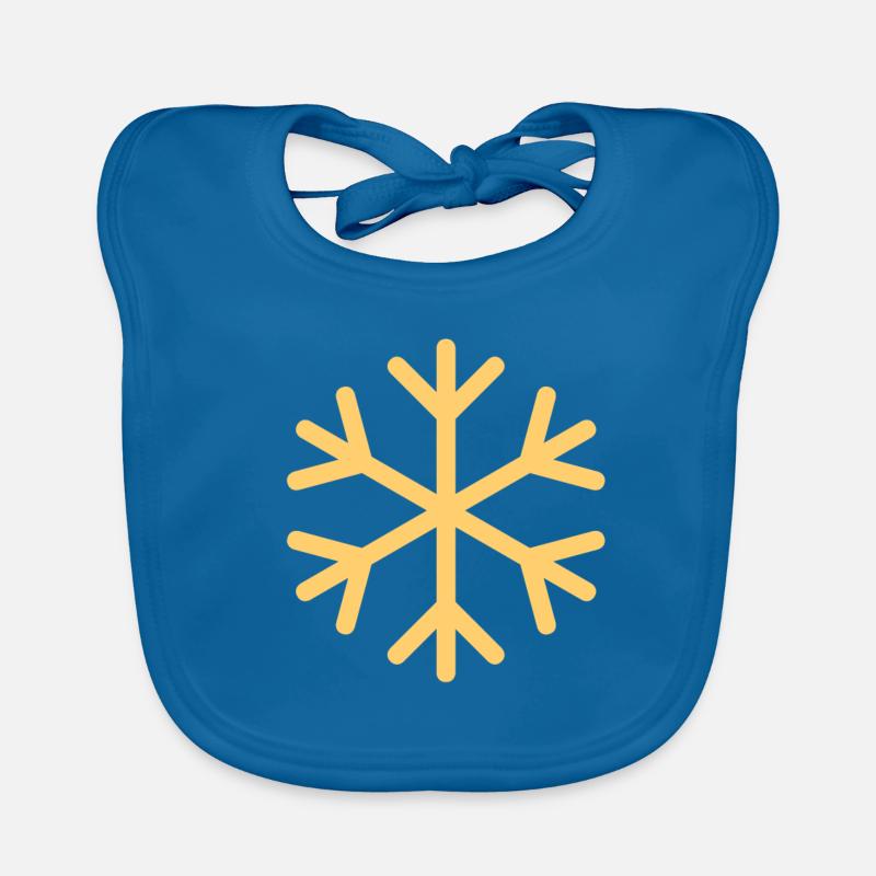 Snowflake Organic Baby Bibs