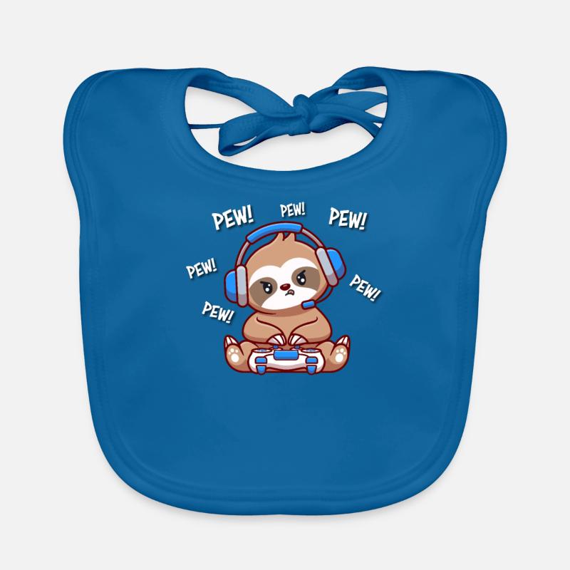 Faultier Baby Bio-Lätzchen
