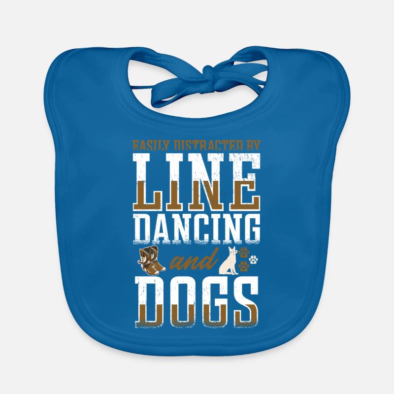Line Dancing Linedance Line Dance Baby Bio-Lätzchen