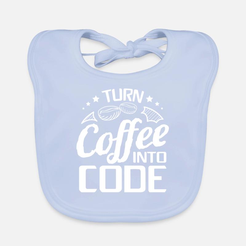 Je transforme le café en code - Logiciel de programmation Bavoir bio Bébé