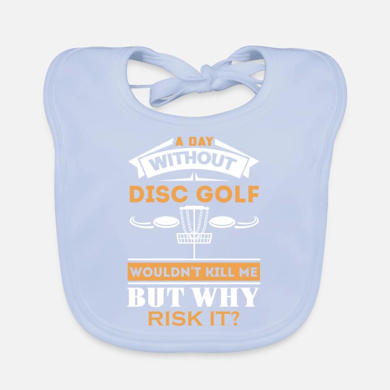 Une journée sans disc golf Bavoir bio Bébé