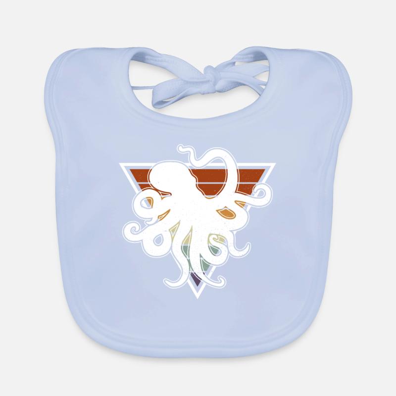 Octopus Octopus Octopus Tentacle Organic Baby Bibs