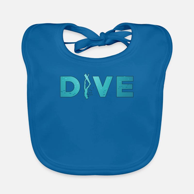 Apnée Apnée Plongée Apdiver Idée cadeau Bavoir bio Bébé