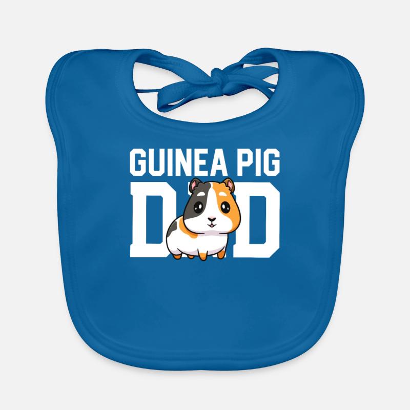 Cadeau de papa cochon d’Inde pour les amoureux du cochon d’Inde Propriétaire Bavoir bio Bébé