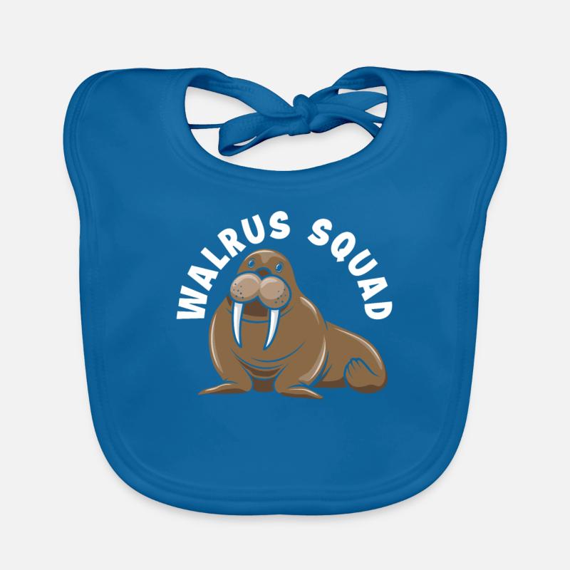 Team Walross Walrosse Walross Geschenk Baby Bio-Lätzchen