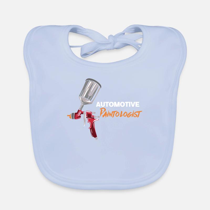 Peintre automobile Bavoir bio Bébé