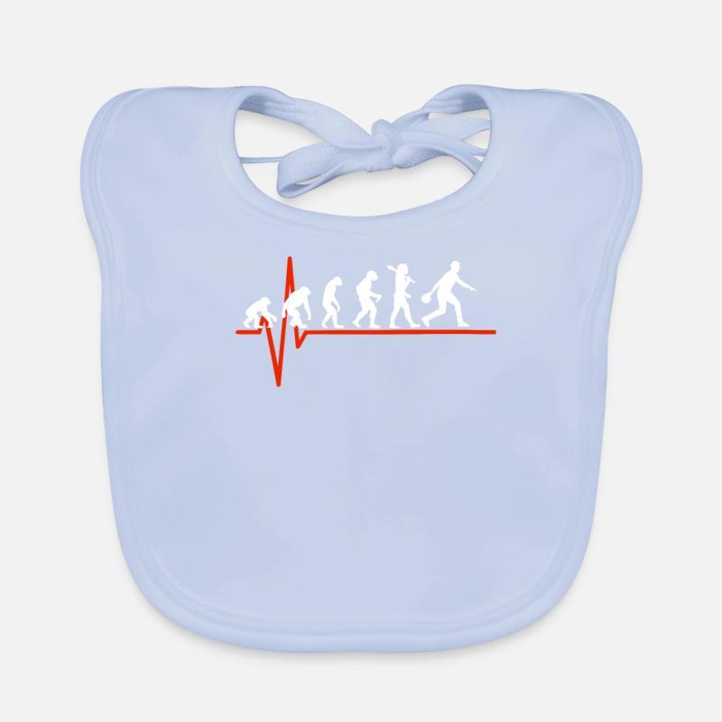 Bowling Heartbeat - EVOLUTION DU BOWLING Bavoir bio Bébé