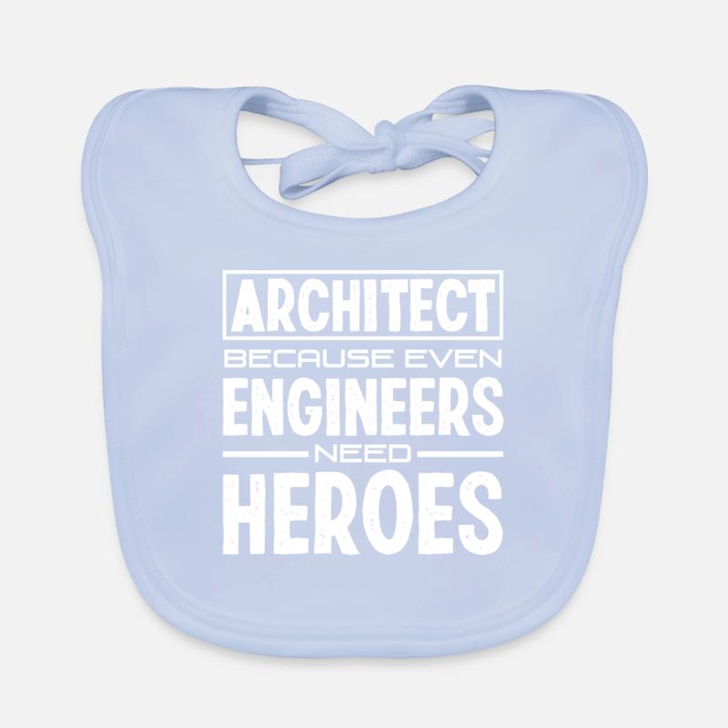 Architect Funny Architect Gift Bavaglino ecologico per neonato