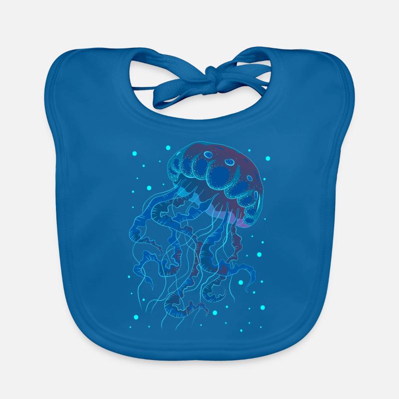 Méduse Bavoir bio Bébé