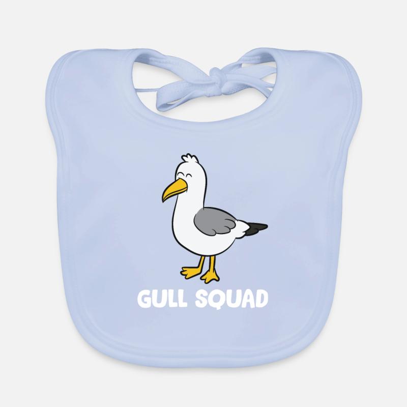 Möwe - Gull Squad Baby Bio-Lätzchen