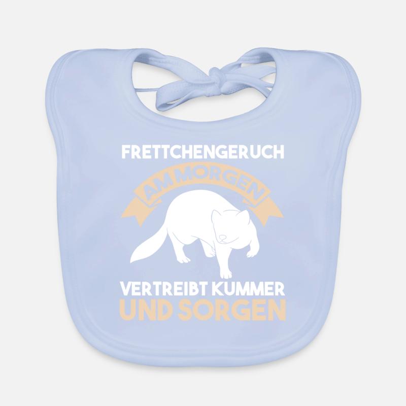 Frettchen Baby Bio-Lätzchen