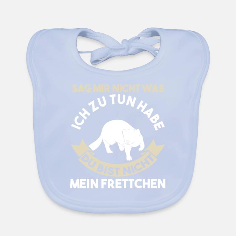 Frettchen Baby Bio-Lätzchen