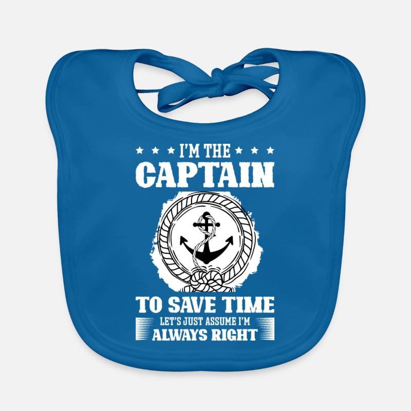 Boating for a Boat Fan Boating Organic Baby Bibs