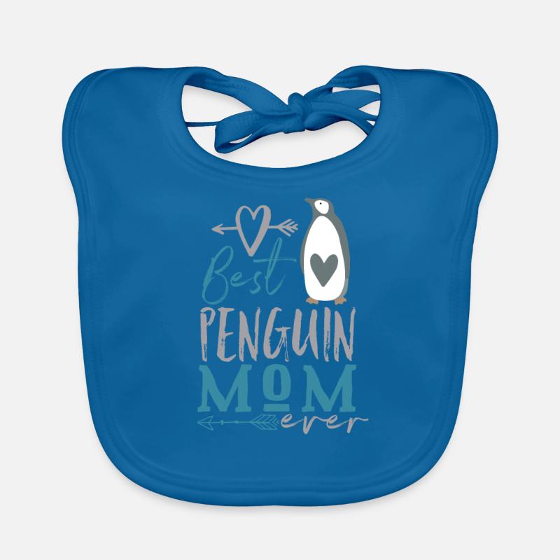 Pinguin Beste Pinguin Mama Baby Bio-Lätzchen